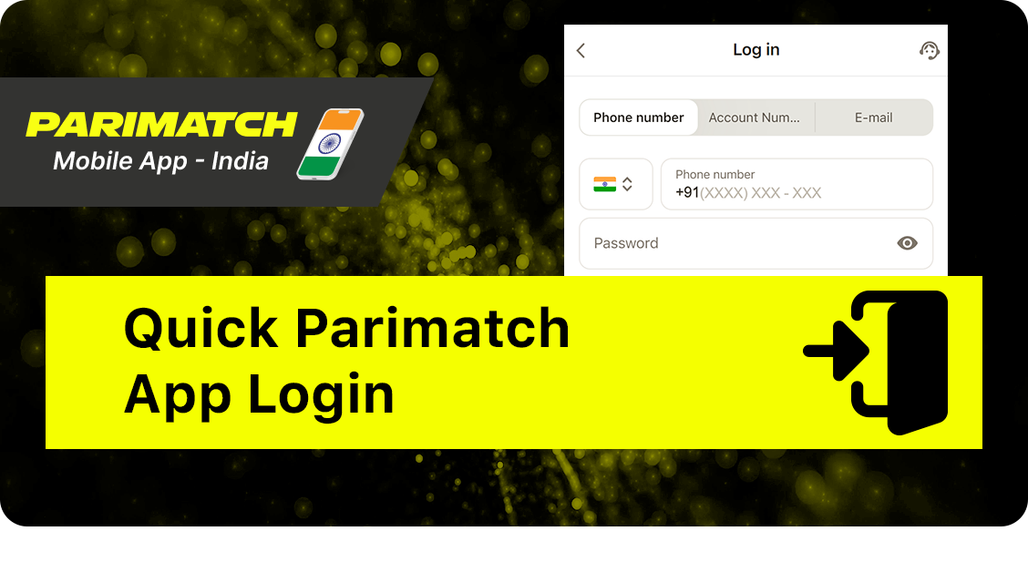 Parimatch Login in the App - Quick and Easy